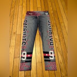 Fiber New England Patriots Leggings Women’s One Size Small-large Pink Blue NWOT